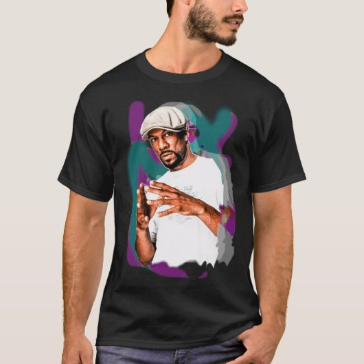 gewone hiphop-afdruk grappig t-shirt (Voorkant)