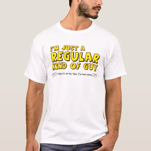 Gewone Jongen Grappig T-shirt Humor (Voorkant)