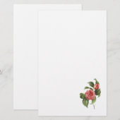 gewone kamellia (Camellia japonica) van Redouté Briefpapier (Voorkant / Achterkant)