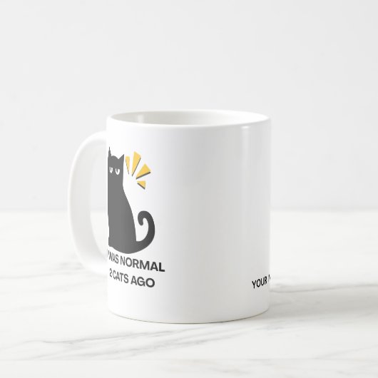 Gewone kat  koffiemok (Voorkant links)