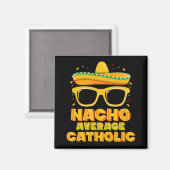 Gewone Katholieke Kerk Cinco De Mayo Magneet (Voorkant / Achterkant)