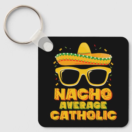 Gewone Katholieke Kerk Cinco De Mayo Niet Sleutelhanger (Voorkant)