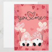 Gewone kerstkaart (Voorkant / Achterkant)