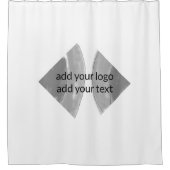 gewone , kleurrijke blauwe glans douchegordijn (Voorkant)