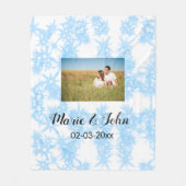 gewone , kleurrijke blauwe glans fleece deken (Voorkant)