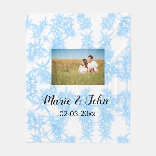 gewone , kleurrijke blauwe glans fleece deken (Voorkant)