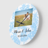 gewone , kleurrijke blauwe glans grote klok (Hoek)