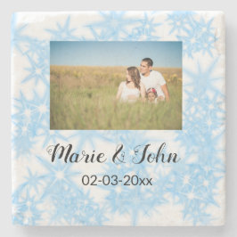 gewone , kleurrijke blauwe glans stenen onderzetter