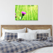 Gewone knapweed canvas afdruk (Insitu (Slaapkamer))