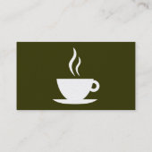 gewone koffie visitekaartje (Achterkant)