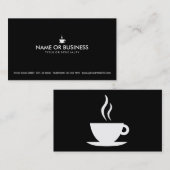 gewone koffie visitekaartje (Voorkant / Achterkant)