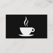 gewone koffie visitekaartje (Achterkant)