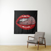 Gewone kostbare tong wandkleed (In situ)