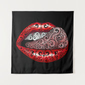 Gewone kostbare tong wandkleed (Voorkant)