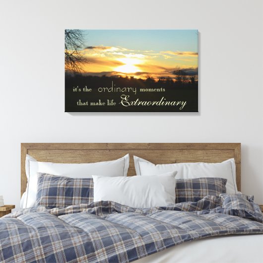 Gewone Life Moments Canvas Print (Insitu (Slaapkamer))
