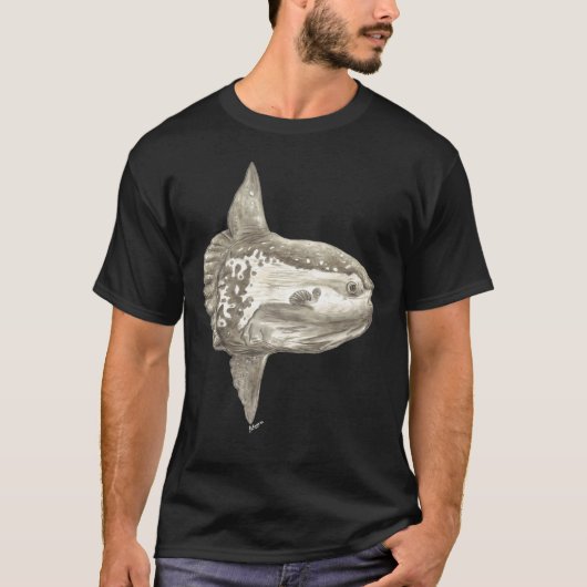 Gewone maanvis (Mola mola) T-shirt (Voorkant)
