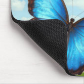 Gewone Morpho Vlinder Laat Vlieger Op Muismat (Hoek)