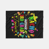 Gewone Nacho 3e klas leraar Mexico Cinco De Ma Fleece Deken (Voorkant (Horizontaal))