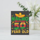 Gewone Nacho 50 Jaar Oude Cinco de Mayo Briefkaart (Staand voorkant)