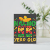 Gewone Nacho 55 Jaar Oude Cinco de Mayo Briefkaart (Staand voorkant)