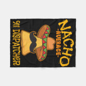 Gewone Nacho 911-dispatcher Mexicaanse boodschappe Fleece Deken (Voorkant (Horizontaal))
