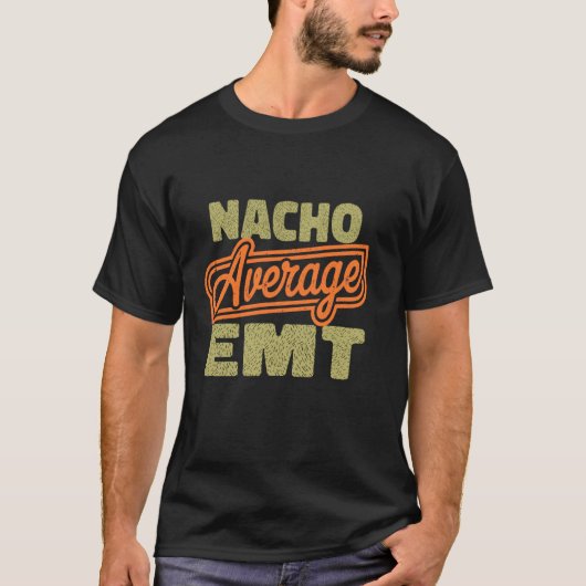 Gewone nacho-ambulancehulpverlener Grappige Vaderd T-shirt (Voorkant)