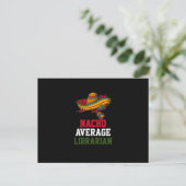 Gewone Nacho Bibliothecaris Briefkaart (Staand voorkant)