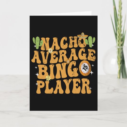 Gewone Nacho Bingo Speler Funny Mexicaanse Cinco D Kaart (Voorkant)
