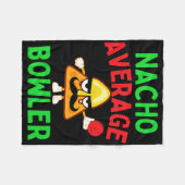 Gewone Nacho Bowler Cinco De Mayo Bowling Mexicaan Fleece Deken (Voorkant (Horizontaal))