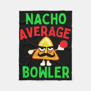Gewone Nacho Bowler Cinco De Mayo Bowling Mexicaan Fleece Deken