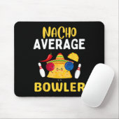 Gewone Nacho-Bowler Cinco De Mayo Bowling Mexicaan Muismat (Met muis)
