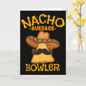 Gewone Nacho-Bowler Mexicaans Bowlen Cinco De Mayo Kaart (Gele Bloem)