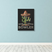 Gewone Nacho-bowler plezier Canvas Afdruk (Insitu (Houten vloer))