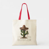 Gewone Nacho-bowler plezier Tote Bag (Achterkant)