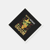 Gewone Nacho Bruidegom Mexicaanse Man Cinco De May Servet (Hoek)