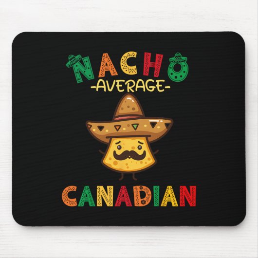 Gewone Nacho Canadese Grappige Cinco De Mayo Sombr Muismat (Voorkant)