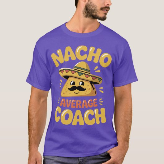 Gewone Nacho Coach Meicanrainer Instructeur Cinco T-shirt (Voorkant)