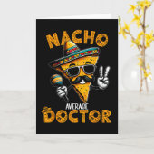 Gewone Nacho Dokter Grappige Dokter Cinco De Mayo Kaart (Gele Bloem)