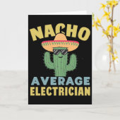 Gewone Nacho elektricien Cinco De Mayo Funny Elec Kaart (Gele Bloem)