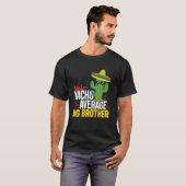 Gewone Nacho Grote Broer Mexicaanse Snor Cinco d T-shirt (Voorkant volledig)