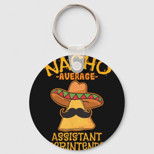 Gewone Nacho Instant Superintendent Cinco De Mayo Sleutelhanger (Voorkant)