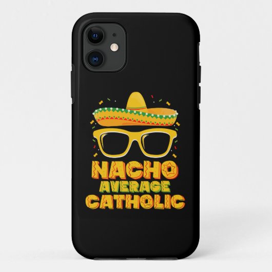Gewone Nacho Katholieke Kerk Cinco De Mayo Case-Mate iPhone Case (Achterkant)