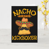 Gewone Nacho Kickbokser Cinco De Mayo Mexicaanse K Kaart (Gele Bloem)