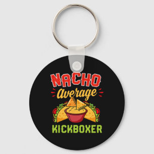 Gewone Nacho Kickbokser Grappig Trendy Kickboksen  Sleutelhanger