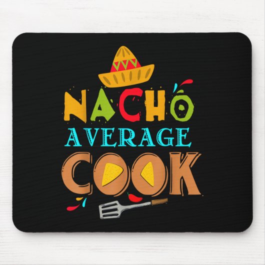 Gewone Nacho-kok Funny Cooking Funny Cooking-quo Muismat (Voorkant)