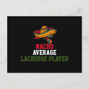 Gewone Nacho Lacrosse Speler  Briefkaart
