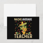 Gewone Nacho-leraar Cinco De Mayo Mexicaans Feest Bedankkaart (Voorkant / Achterkant)
