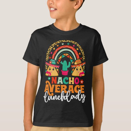 Gewone Nacho-lunchdame Cinco De Mayo Mexico Fies T-shirt (Voorkant)