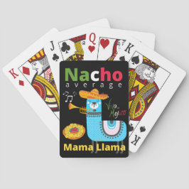 GEWONE NACHO MAMA LLAMA cinco de mayo cadeau Pokerkaarten