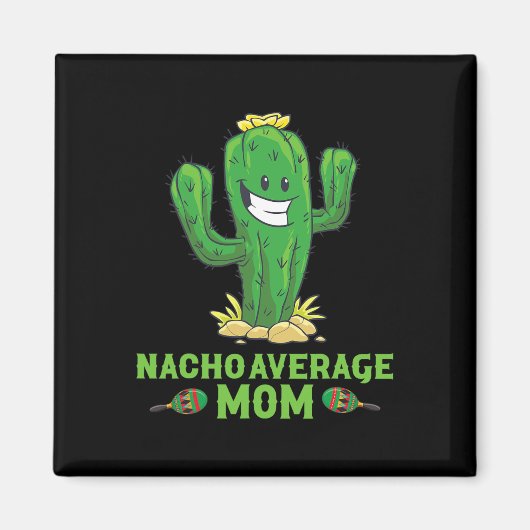 Gewone Nacho Moeder Grappig Cinco De Mayo Mexicaan Magneet (Voorkant)